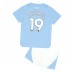 Manchester City Julian Alvarez #19 Hjemmedraktsett Barn 2023-24 Korte ermer (+ Korte bukser)